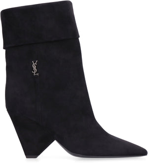 Niki suede ankle boots-1